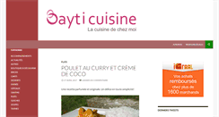 Desktop Screenshot of bayti-cuisine.com