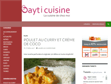 Tablet Screenshot of bayti-cuisine.com